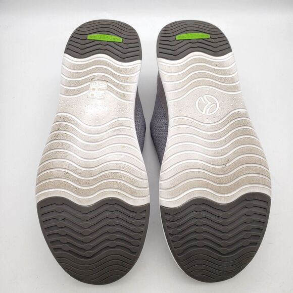 KIZIK Lima Men’s Size 13 Grey White Hands Free Slip On Sneakers Shoes Comfort - Picture 9 of 11